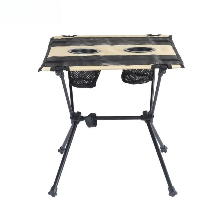 Lightweight Compact Aluminum Alloy Folding Outdoor Table For Camping Picnics Beach factory