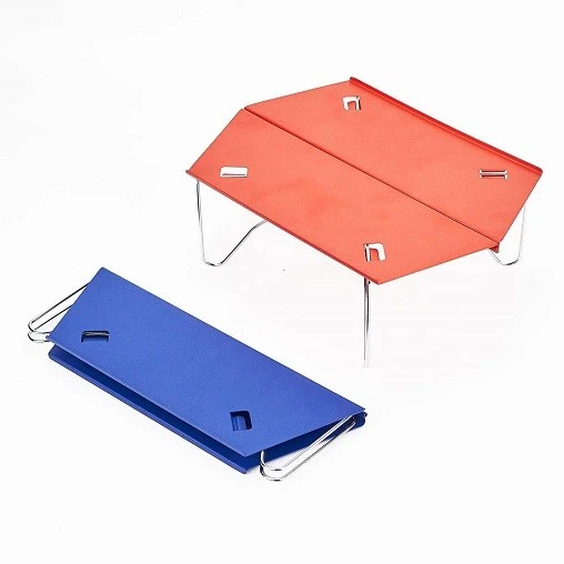 Mini Diamond-shaped Folding Aluminum Table For Camping suppliers