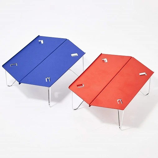 Mini Diamond-shaped Folding Aluminum Table For Camping